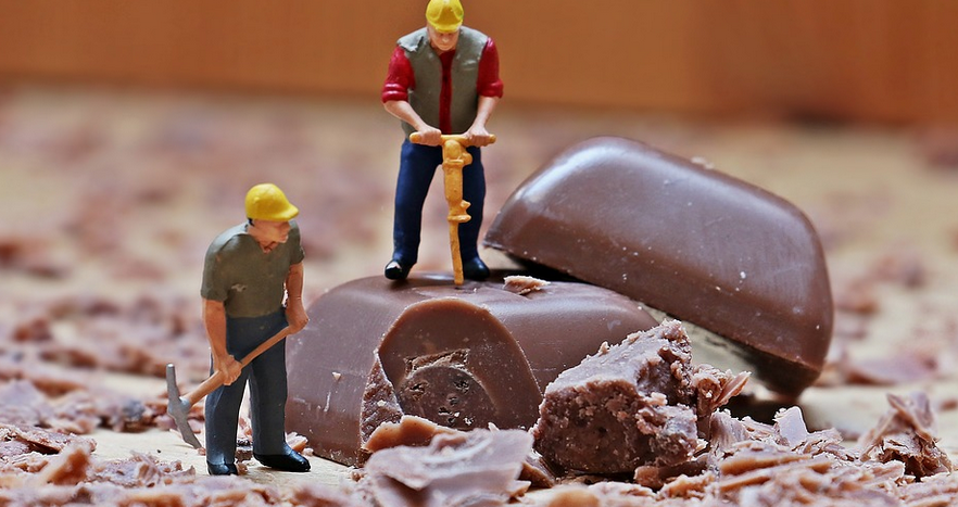 making chocolate
